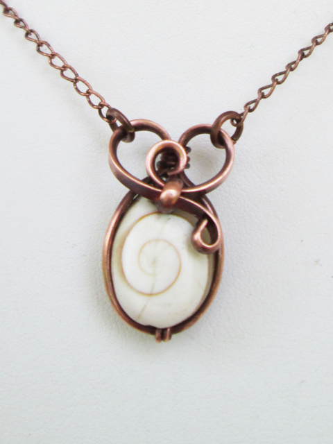 Shell Heart Copper Necklace